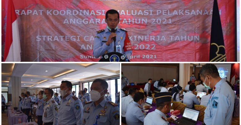 Kanwil Kemenkumham NTB Gelar Rakor Evaluasi Strategi Capaian Kinerja