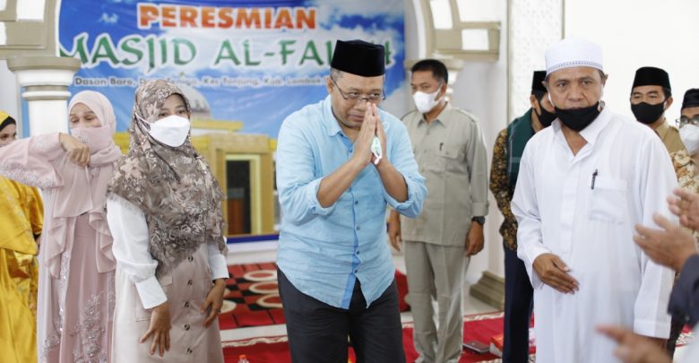 Gubernur NTB Resmikan Masjid Bantuan Pasca Gempa