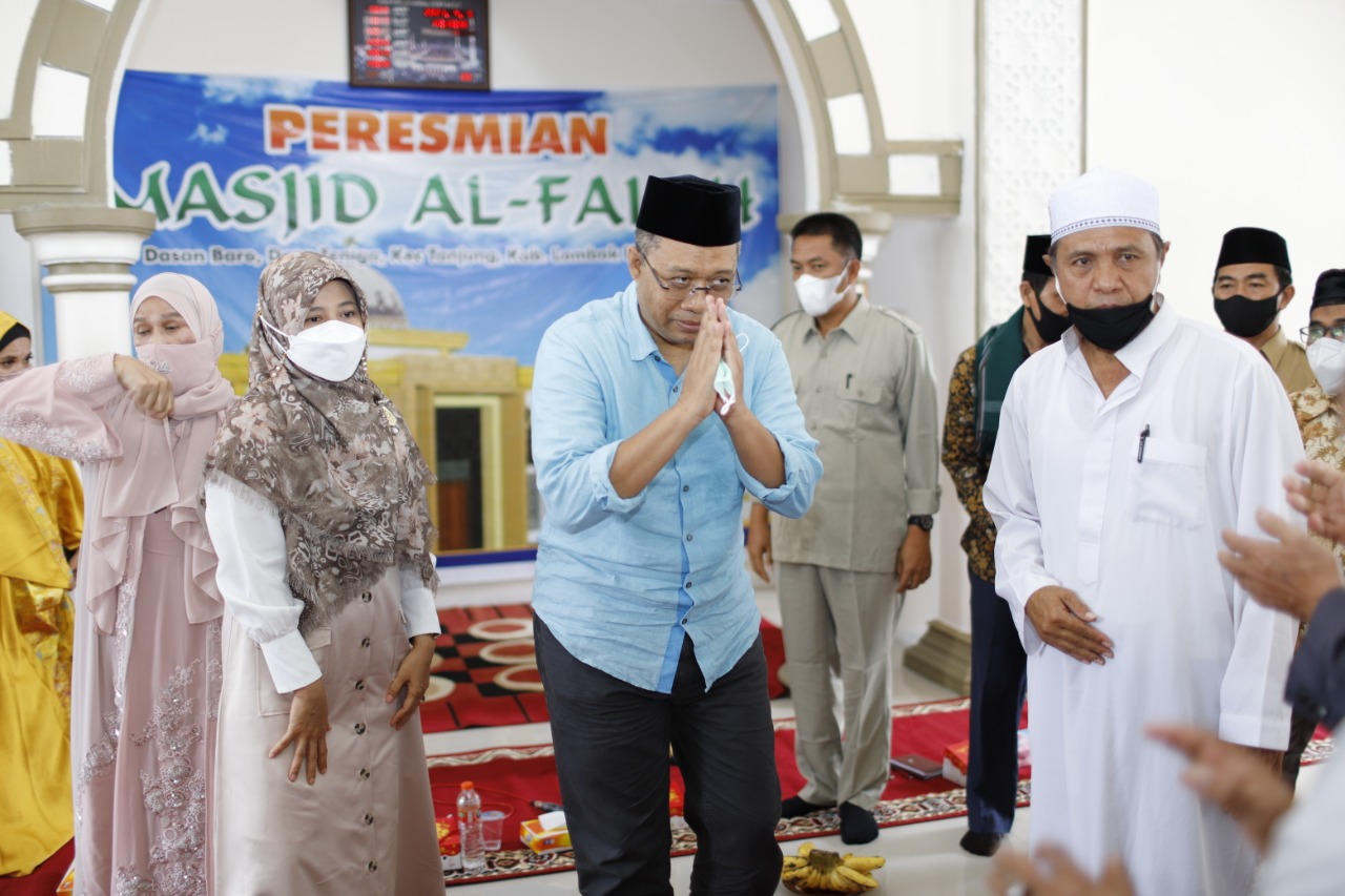 Gubernur NTB Resmikan Masjid Bantuan Pasca Gempa