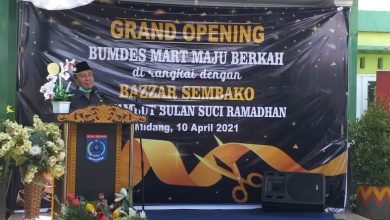 Desa Midang Gandeng FKSM NTB Launching BUMDes Mart