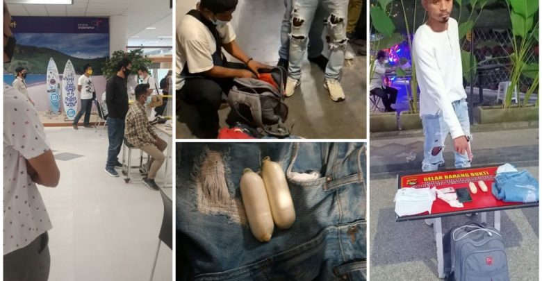 Polisi Menangkap Diduga Pelaku Narkoba Asal Batam di BIL