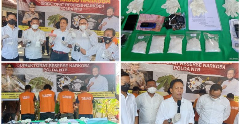 Tim Opsnal Ditresnarkoba Polda NTB