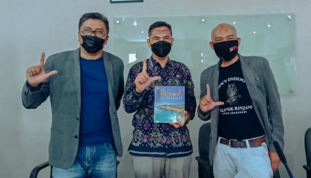 Kadis Pariwisata Prov NTB, Taufan Rahmadi, Fahrurrozi.