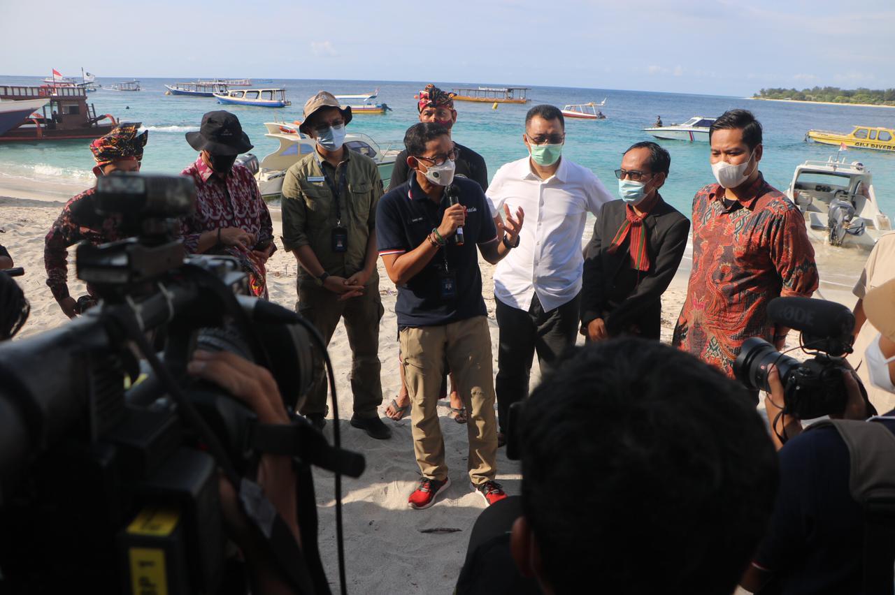 Menparekraf bersama Gubernur Pastikan Eksistensi Pariwisata 3 Gili