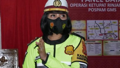 Kasat Lantas Polres Lombok Barat Iptu Rita Yuliana S.I.K., M.M