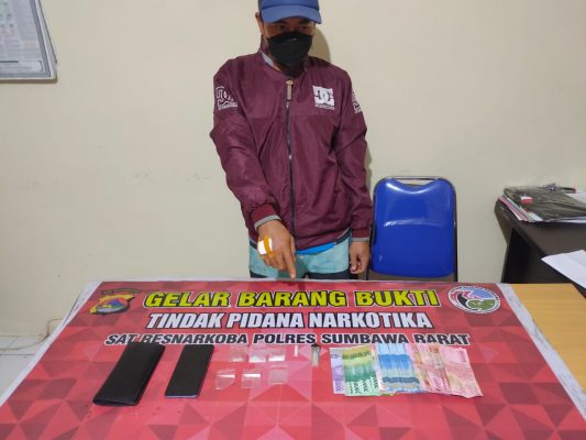 Polisi Berhasil Bekuk Diduga Pengedar Sabu Seberat 2.98 gram