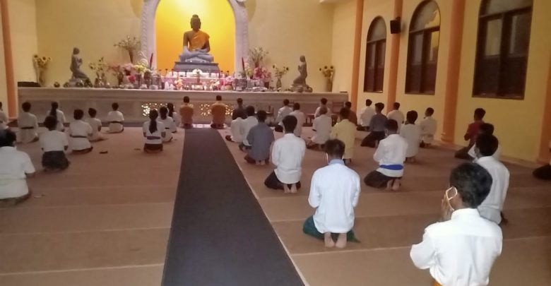 Hari Raya Waisak 2565 BE di Lembar Lombok Barat Berjalan Kondusif