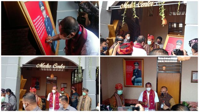 Wamenkumham RI Resmikan Media Center Kemenkumham NTB