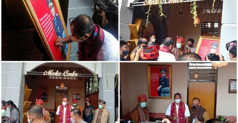 Wamenkumham RI Resmikan Media Center Kemenkumham NTB