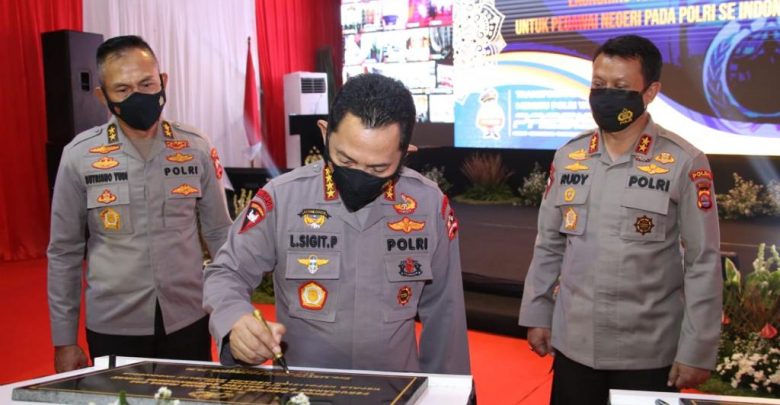 Kapolri Resmikan Gedung Presisi Polres Kota Tangerang