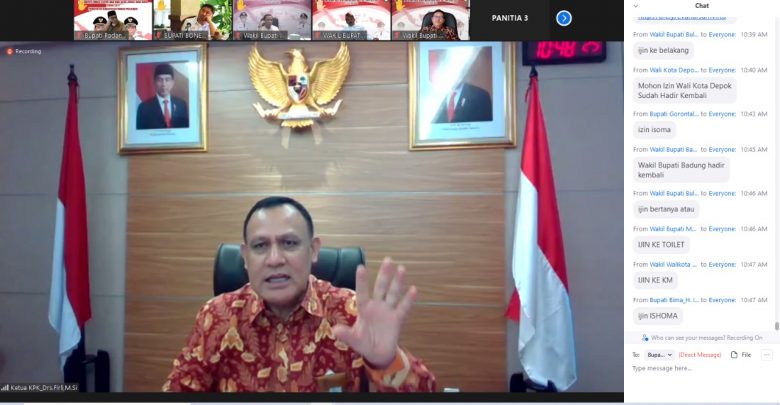 Ketua KPK ingatkan Kepala Daerah untuk tidak Korupsi karena desakan donatur Pilkada