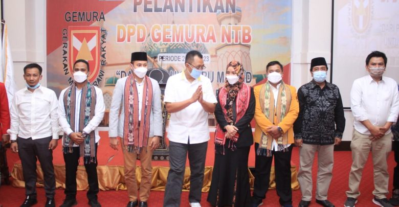 Gubernur NTB Hadiri Pelantikan Pengurus DPD Gemura NTB