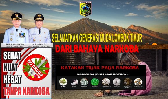 Bersama Perangi Narkoba di Kabupaten Lombok Timur Meningkat