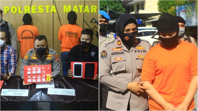 Polresta Mataram Bongkar Sindikat Peredaran Sabu
