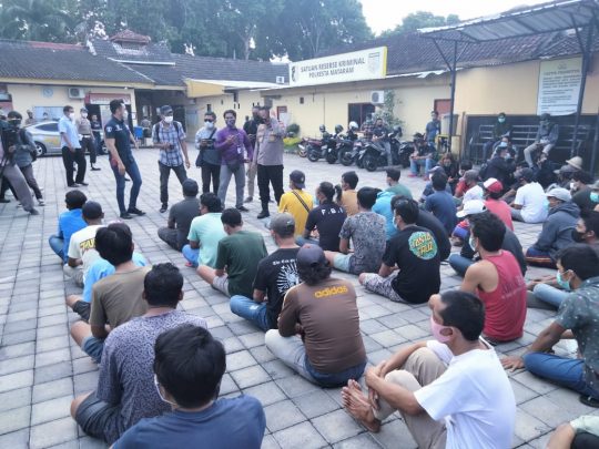 Polresta Mataram, Tangkap 86 Orang Terlibat Aksi Premanisme