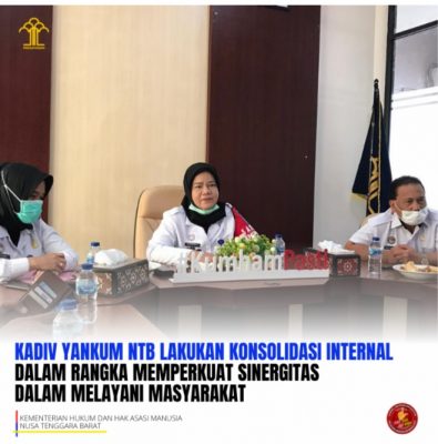 Pelayanan Hukum dan HAM Kantor Wilayah Provinsi NTB