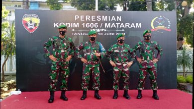 Kolonel Arm Gunawan sebagai Dandim Pertama di Kodim 1606 Mataram