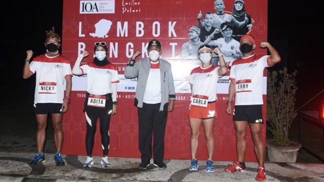 Even Lombok Charity Run, Empat Laskar Pelari Jajal Keindahan Alam KLU