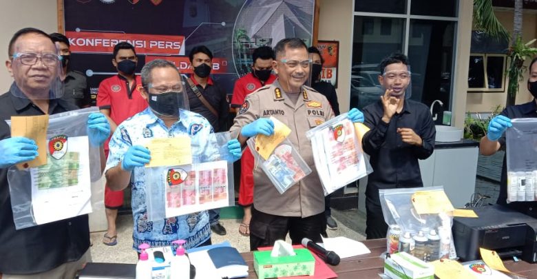 Dua Terduga Pemalsuan Uang Diringkus Tim Puma Polda NTB
