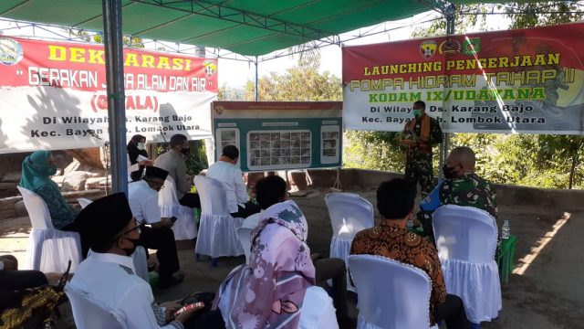 Launching Pengerjaan Pompa Hidram Tahap ll Kodam lX/ Udayana