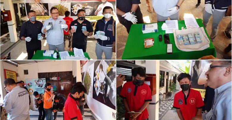 Tim Opsnal Ditresnarkoba Tangkap Dua Terduga Pengedar 100 Gram Sabu