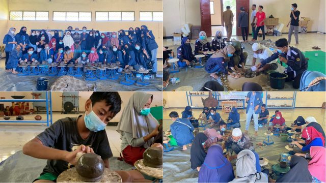 KKN Unram Lakukan Pelatihan dan Lomba Gerabah untuk Generasi Muda