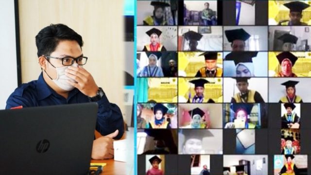 Wisuda Universitas Mataram Tahun 2021 Dilaksanakan Secara Daring