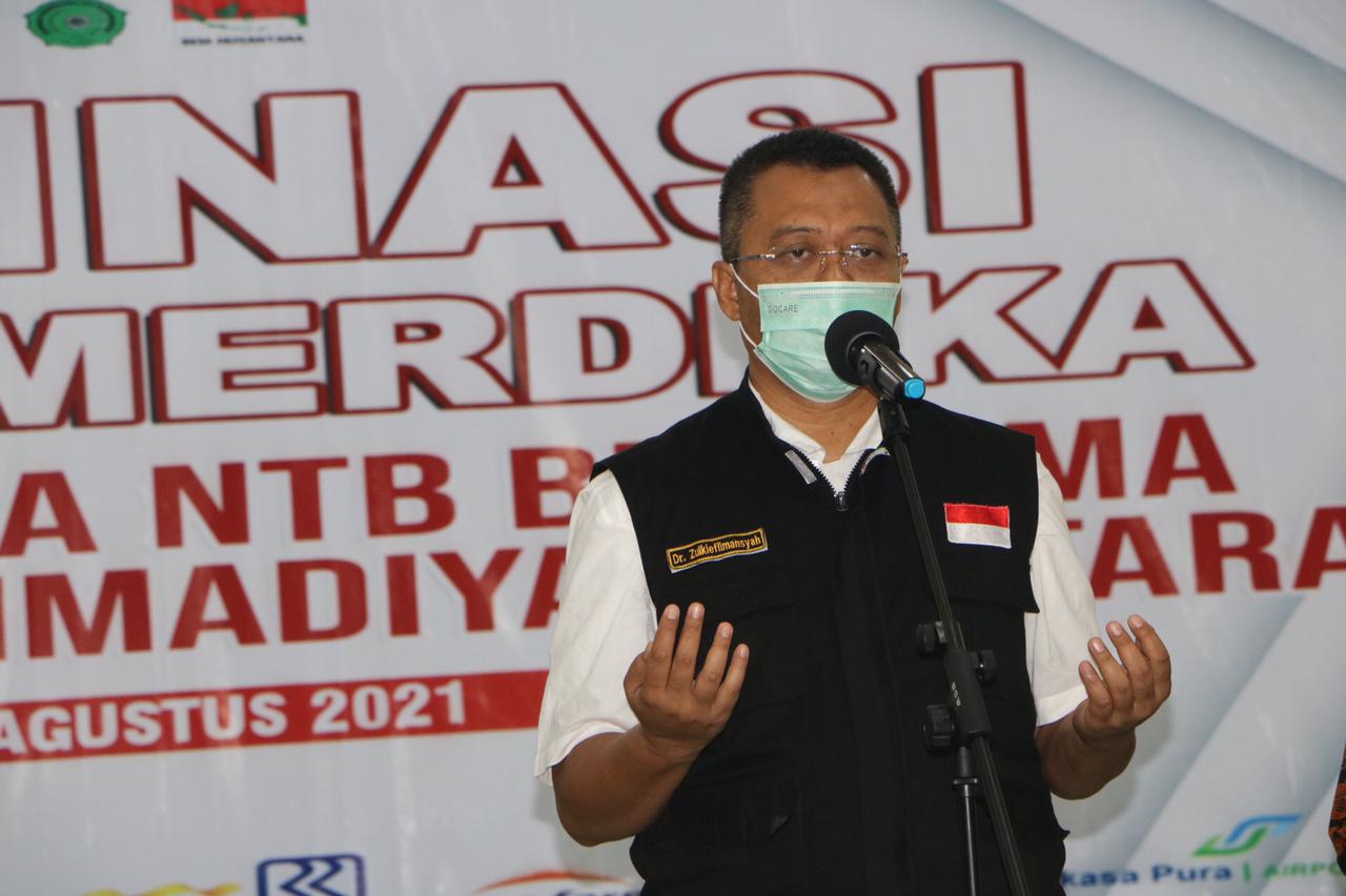Vaksinasi Massal, Gubernur Dukung Penuh Langkah Kapolda NTB