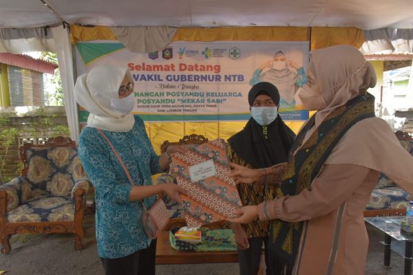 Wagub NTB, Posyandu Dusun Dahe Bisa Jadi Contoh di Loteng