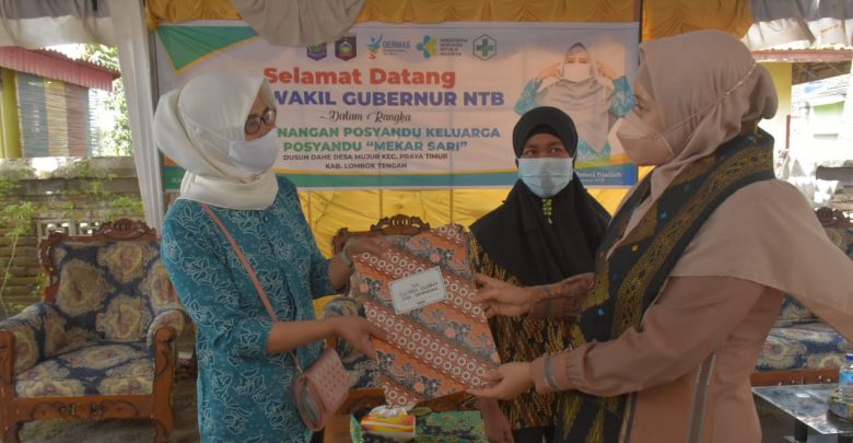 Wagub NTB, Posyandu Dusun Dahe Bisa Jadi Contoh di Loteng