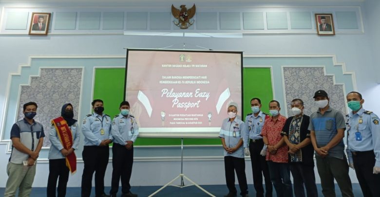 PWI NTB dan Imigrasi Mataram Sinergi Gelar Layanan Eazy Passport