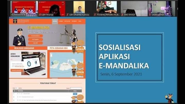 Kemenkumham NTB, Luncurkan Inovasi Terbaru Dengan E-Mandalika