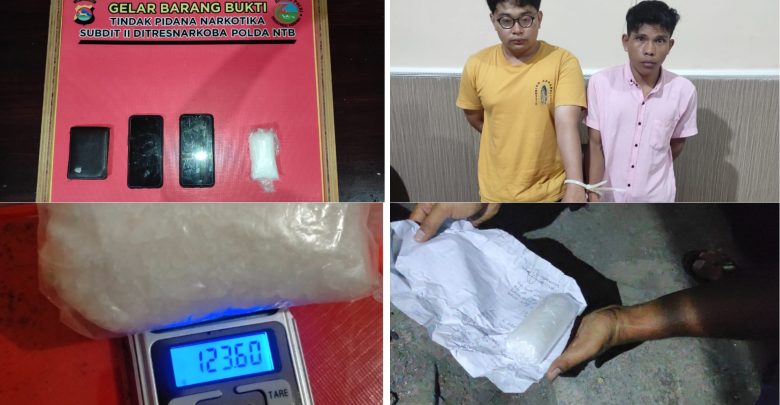 Terduga Pelaku Narkoba Seorang Mahasiswa Ditangkap Tim Dirresnarkoba Polda NTB