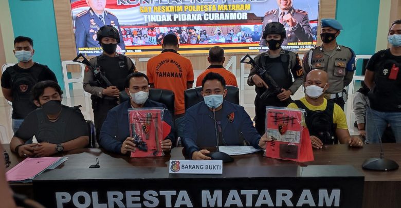 Gasak Motor di Pasar Bertais, Dua Residivis Curanmor Dibekuk Tim Puma