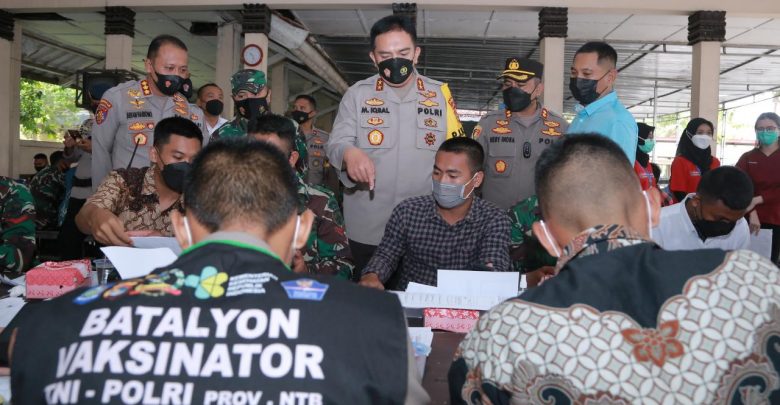 Percepat Pendataan Vaksinasi di Loteng, Polda NTB Bentuk Batalyon Pcare