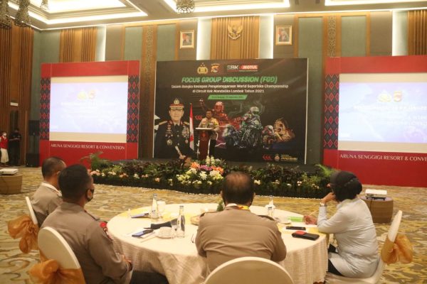 FGD Polda NTB dalam Pengamanan World Superbike Mandalika