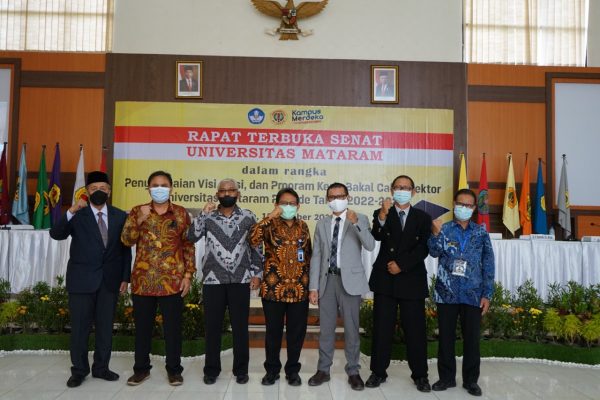 Empat Balon Rektor Unram Dorong Terwujudnya Unram Berdaya Saing Internasional