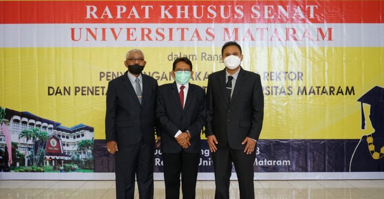 Senat Menetapkan Tiga Calon Rektor Unram Periode 2022-2026