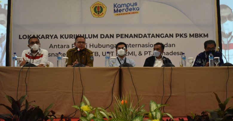 Disnakertrans Kerjasama dengan Prodi HI Universitas Mataram