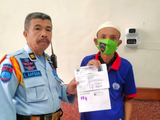 Lapas Kelas llB Selong Melepaskan Satu Warga Binaan