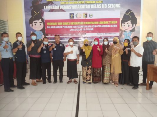 Operasional Klinik Lapas Kelas IIB Selong Kanwil Kemenkumham NTB