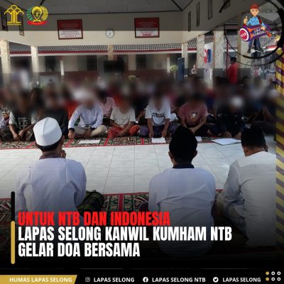 Lapas Kelas llB Selong Turut Berduka cita atas Musibah Banjir dan Longsor