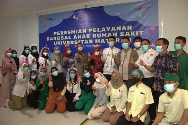 RS Unram Resmi Buka Pelayanan Bangsal Anak Mandalika