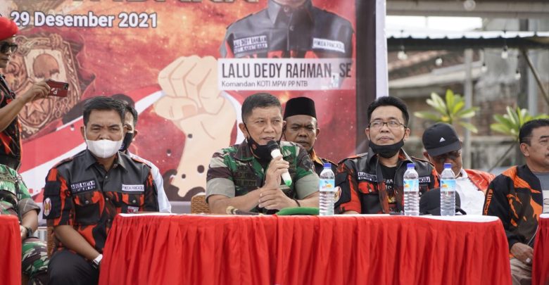 Danrem 162/WB Memberikan Pembekalan Kebangsaan dan Bela Negara