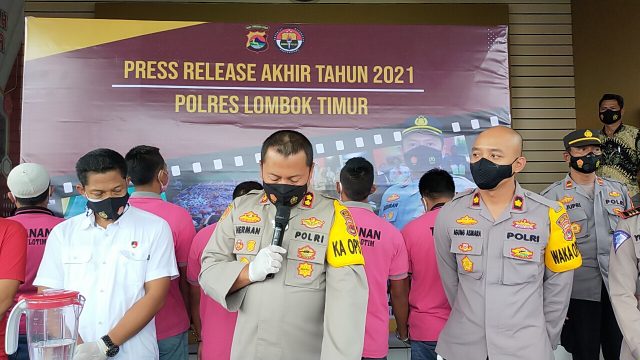 Tindak Pidana di Lotim Tahun 2021 Mengalami Penurunan