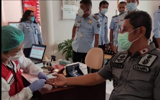 Peringati Hari Bhakti Imigrasi ke-72, Kemenkumham NTB Gelar Donor Darah