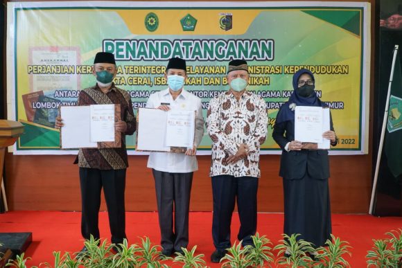 Penandatangan Perjanjian Kerjasama Terintegrasi Kinan Ceria Disaksikan Bupati Lotim