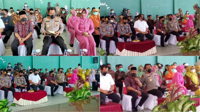 Kunjungan Kerja Kapolda NTB bersama Ketua Bhayangkari ke KSB
