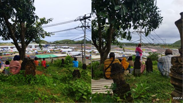 Pra Musim MotoGp Mandalika, Bukit, Kuburan, Sampai Pinggir Jalan Dijadikan Tribun