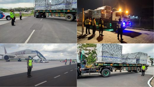 Logistik MotoGP Tahap II dari Qatar tiba di Bandara International Lombok